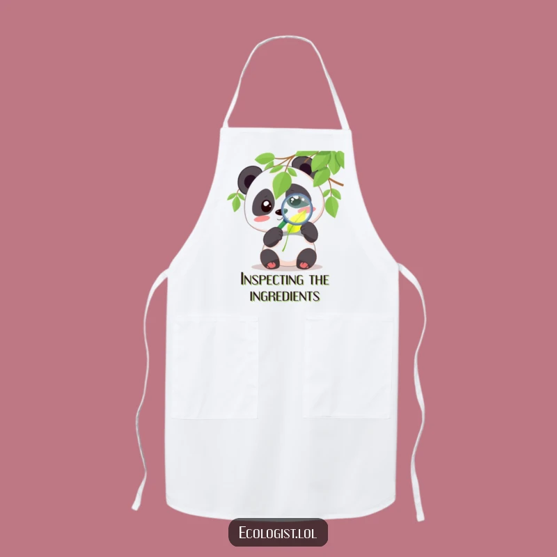 Funny Panda Apron - Cute Explorer, Cooking Humor Gift
