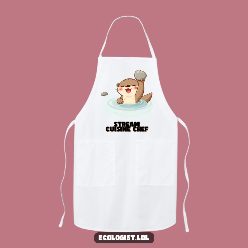Funny Otter Chef Apron: Cook with Simple Joy, Perfect Funny Gift!