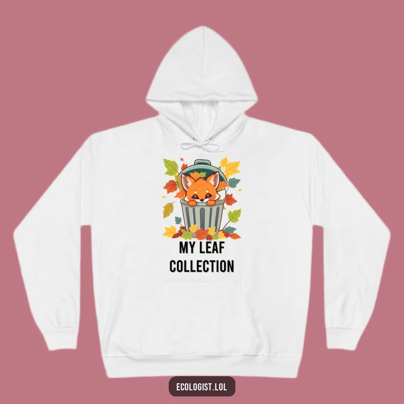 Cozy Funny Fox Cub Hoodie: Warm & Playful Nature Vibes, Perfect Funny Gift!