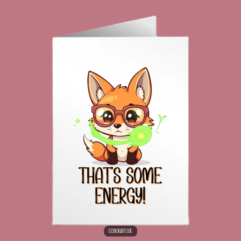 Free Printable Congrats Card: Curious Fox Glasses Funny Downloadable Gift