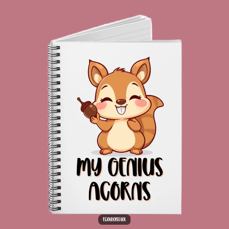 Funny Squirrel Acorn Balancing Notebook: Jot Down Ideas with Playful Precision