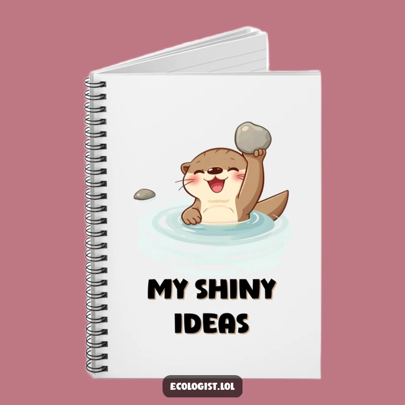 Funny Otter Journal: Jot Down Happy Thoughts, Perfect Funny Gift!