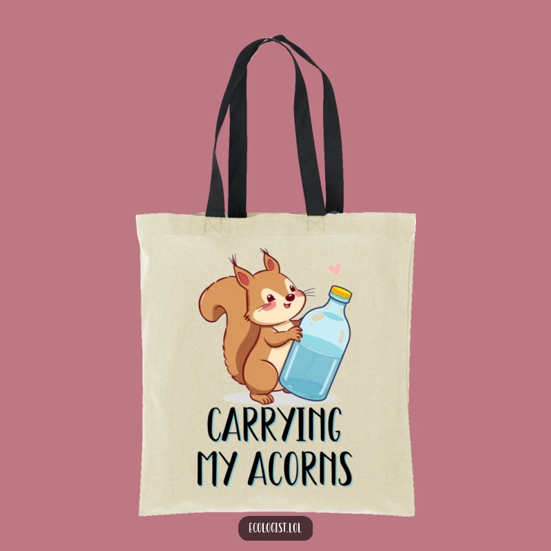 Funny Squirrel Eco Tote Bag: Carry Your Message with Style, Awesome Funny Gift!